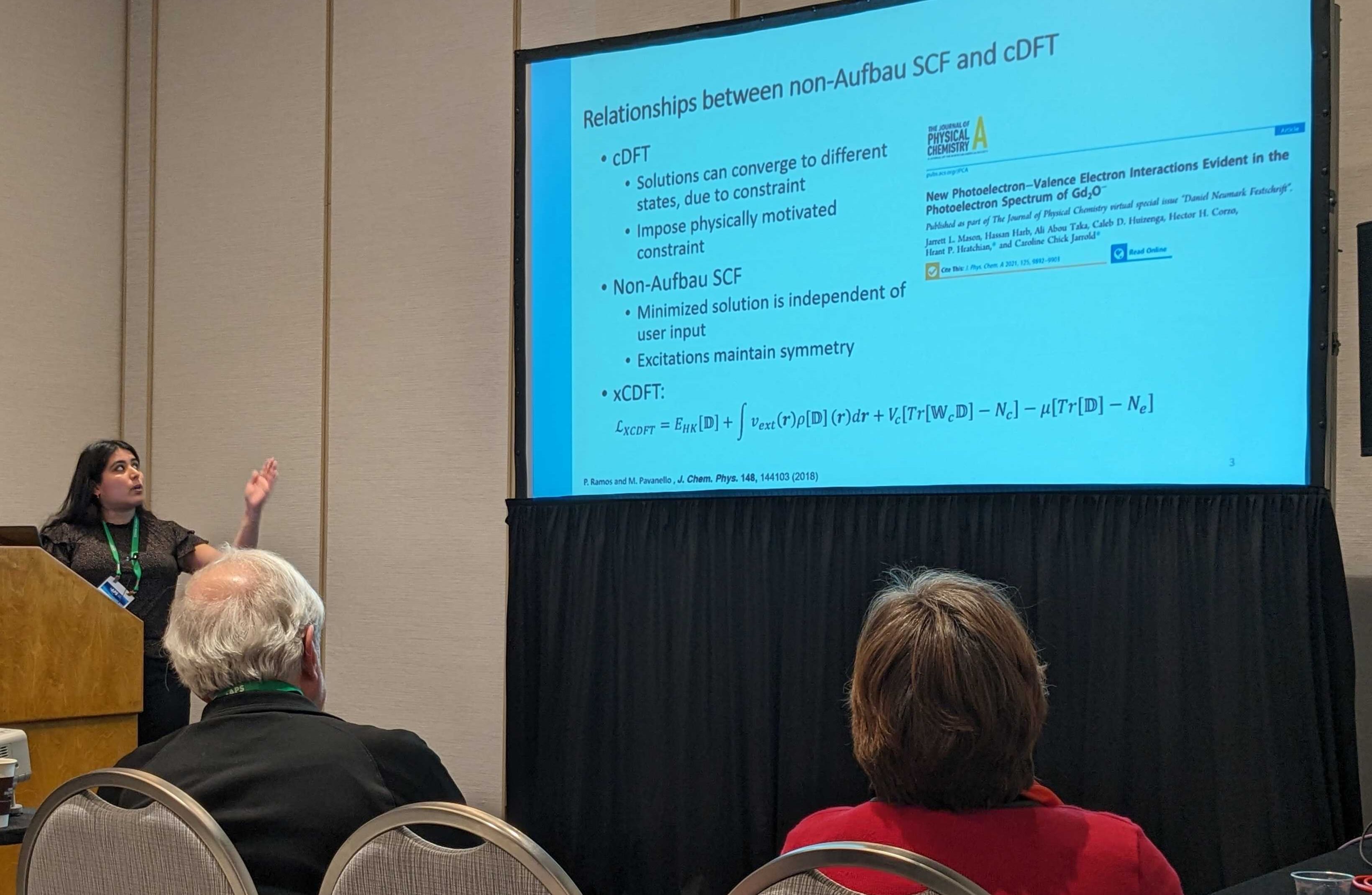 Brianna Presents at APS March Meeting