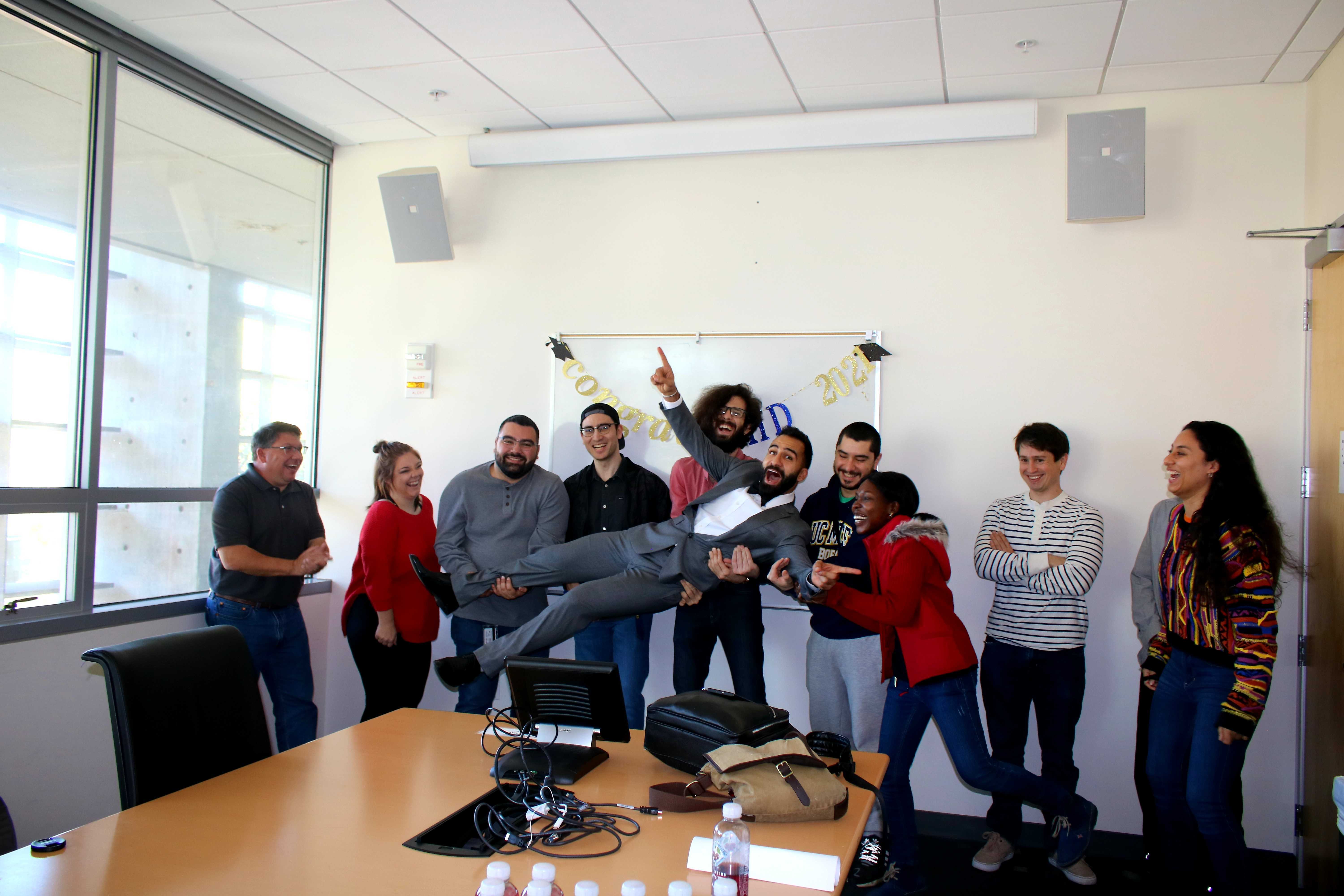 Ali Passes Defense and Earns PhD