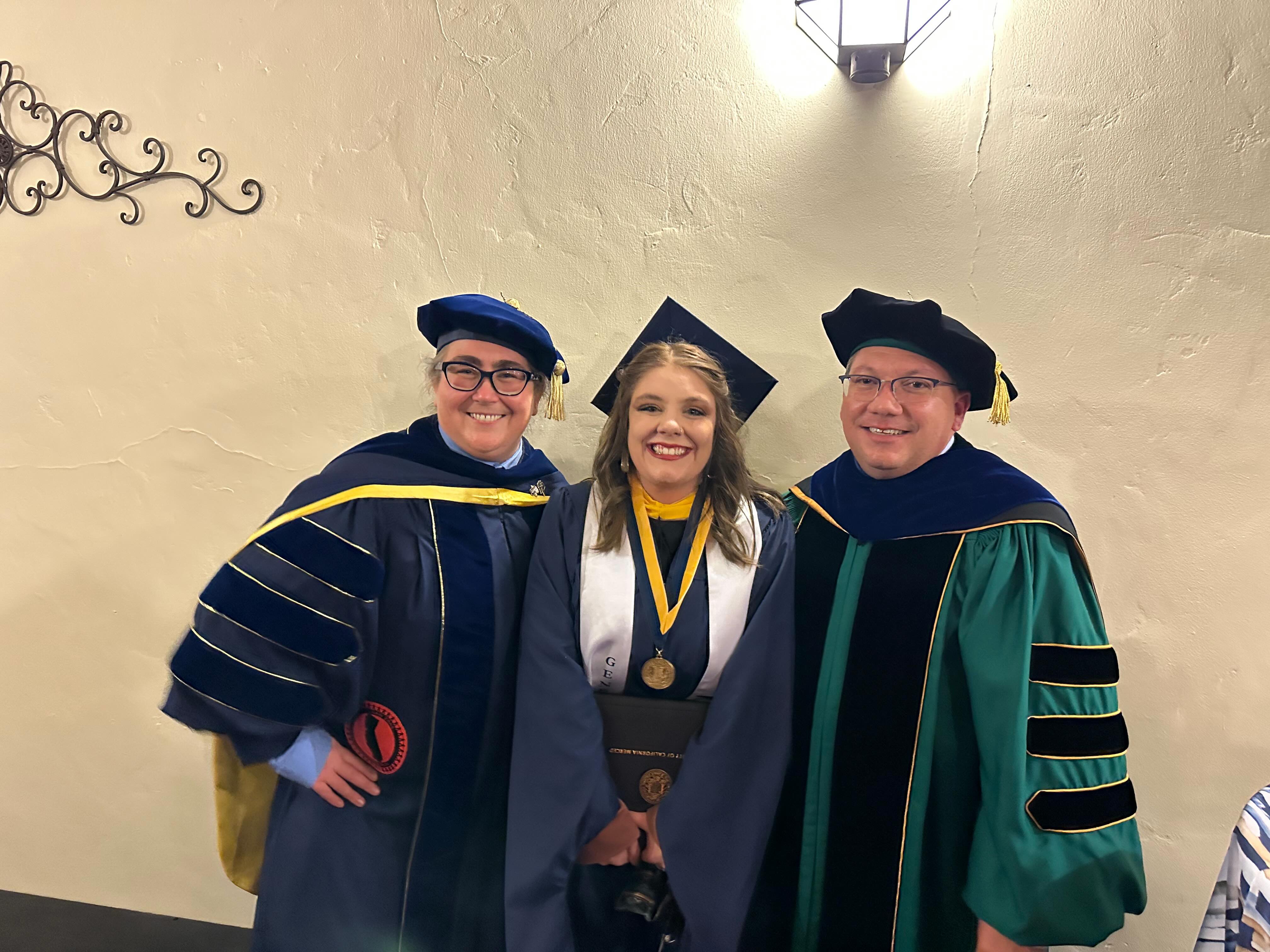 Madison Walks at Commencement